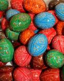 100 UKRAINIAN HAND PAINTED WOODEN EASTER EGGS,WHOLESALE 100 all different wooden hand made,hand painted Ukrainian pysanky Easter Egg